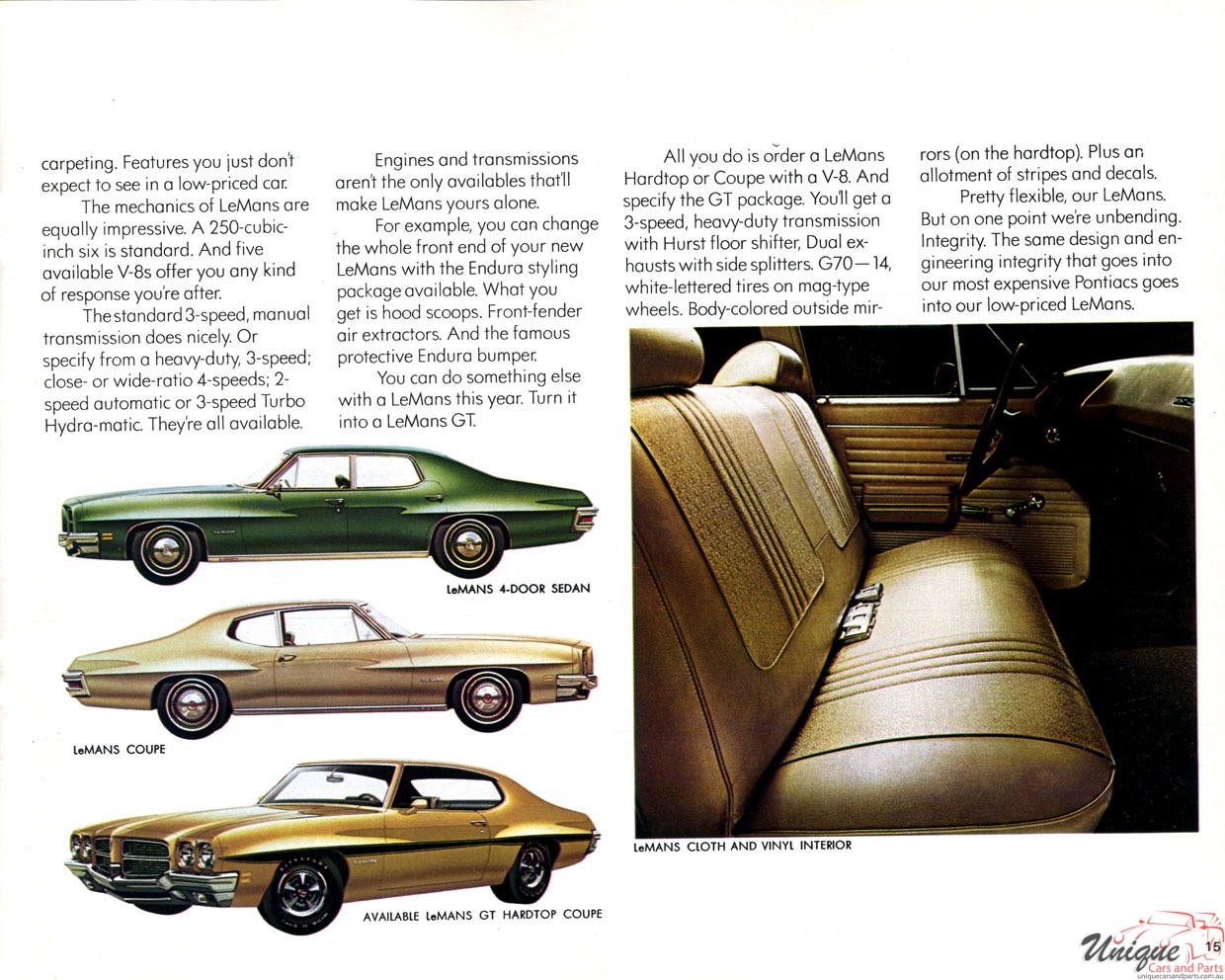 1972 Pontiac Brochure Page 5